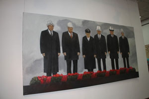 Похороны Кыргызстана. Кыргызстанские соцсети взорвала картина с выставки  Новый соцреализм 