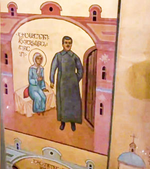 Икона со Сталиным в главном соборе Грузии оказалась российского происхождения